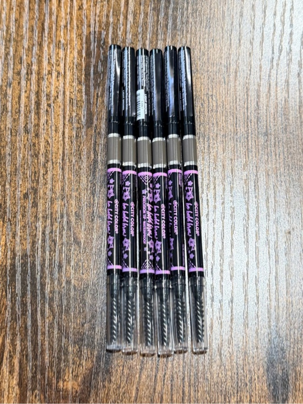 City Color LIGHT BROWN Brow Pencil Set in Taupe/Brown WATERPROOF
